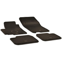 WALSER 50437 Floor mat set Rubber Front and Rear 4 black Tailored SUZUKI: SX4 I Hatchback, SWIFT 3, SWIFT 5