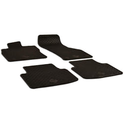WALSER 50809 Floor mat set Rubber Front and Rear 4 black Tailored VOLKSWAGEN: Passat B8 Variant