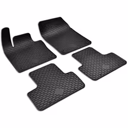 Floor mat set; WALSER; RubberLine; Rubber Front and Rear 4 black; for VOLVO