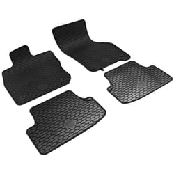 WALSER RubberLine 50883 Floor mat set Rubber Front and Rear 4 black VOLKSWAGEN: Golf VIII Hatchback