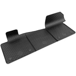 WALSER 50908 Floor mat set Waterproof Rubber Front anthracite/black Tailored