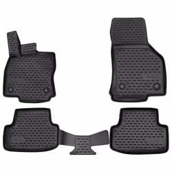 Floor mat set; WALSER; XTR; Front and Rear; for AUDI