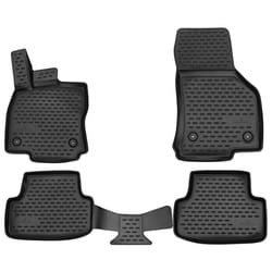 WALSER XTR 75008 Floor mat set Front and Rear AUDI: A3 Sportback