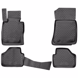Floor mat set; WALSER; XTR; Front and Rear; for BMW