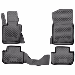 Floor mat set; WALSER; XTR; Front and Rear; for BMW