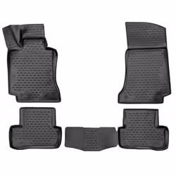 Floor mat set; WALSER; XTR; Front and Rear; for MERCEDES-BENZ