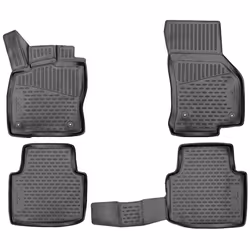 Floor mat set; WALSER; XTR; Front and Rear; for SKODA