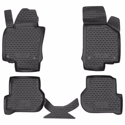 Floor mat set; WALSER; XTR; Front and Rear; for SKODA