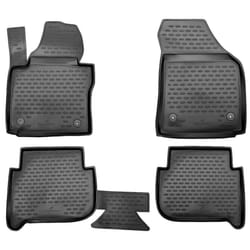 WALSER XTR 75070 Floor mat set Front and Rear VOLKSWAGEN: Touran I
