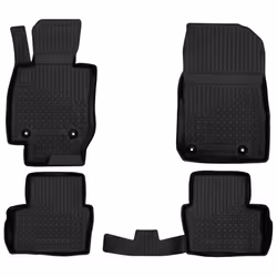 Floor mat set; WALSER; XTR; Front and Rear Tailored; for MAZDA