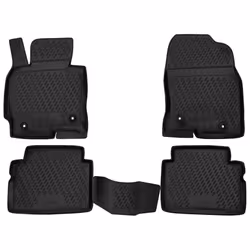 Floor mat set; WALSER; XTR; Front and Rear Tailored; for MAZDA