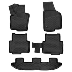 WALSER XTR 75143 Floor mat set Rubber Front and Rear Tailored SEAT: Alhambra II