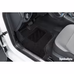 WALSER 80069 Floor mat set Textile Front and Rear 4 black Tailored BMW: X5
