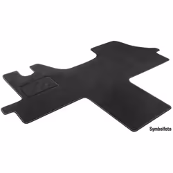 Floor mat set; WALSER; Textile Front 1 black Tailored; for RENAULT