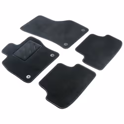 Floor mat set; WALSER; Standart; Polyester, PP (Polypropylene) Front and Rear anthracite/black Tailored