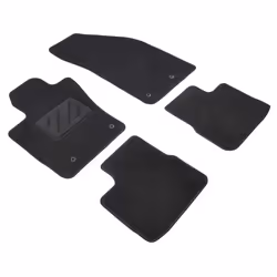 Floor mat set; WALSER; Standart; Polyester, PP (Polypropylene) Front and Rear anthracite/black Tailored