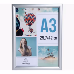 Exacompta 8394358D wall frame 297 x 420 mm Rectangle White Aluminium - Additional view 6