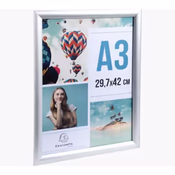 Exacompta 8394358D wall frame 297 x 420 mm Rectangle White Aluminium - Additional view 8
