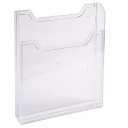 Exacompta Wall Literature Holders A5 Portrait Clear Acrylic 65058D