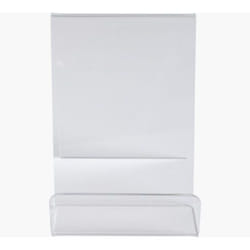 Exacompta Acrylic Display Easel 30 x 83 x 53mm Clear - 88058D