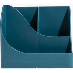 Exacompta NeoDeco Pen Wave Pen Pot 155x199x109mm Duck Blue (Each) - 69