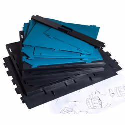 Exacompta Neo Deco Polystyrene (PS) Black, Blue - Additional view 5