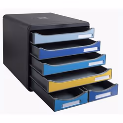 Exacompta Big Box Maxi Bee Blue - Assorted Colours - Additional view 4