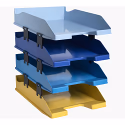 Exacompta 113202SETD desk tray/organizer Plastic Assorted colours - Additional view 4