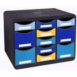 Exacompta Store Box Multi Bee Blue - Assorted Colours - New - Additional view 5