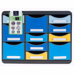 Exacompta Store Box Multi Bee Blue - Assorted Colours - New - Additional view 7