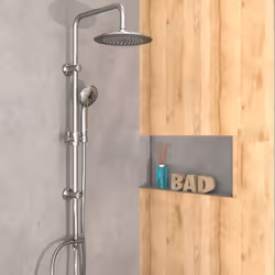 EISL Overhead Shower Set Bath Tap Shower Mixer Screwing or Sticking Chrome