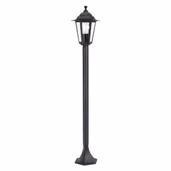 EGLO LATERNA 4, Outdoor floor lighting, Black, Glass, IP44, I, Transparent