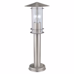 EGLO 30187, Stainless steel, Glass, Stainless steel, IP44, Entrance, Garden, Patio, I, Transparent