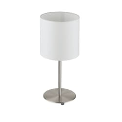 EGLO Pasteri table lamp E27 Nickel, White