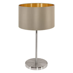EGLO Maserlo table lamp E27 Gold, Nickel, Taupe