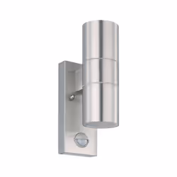 EGLO RIGA 5, Outdoor wall lighting, Stainless steel, Glass, Stainless steel, IP44, I, Transparent