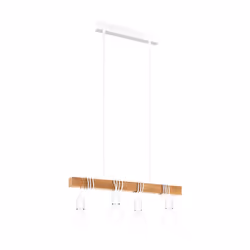 EGLO Townshend, Flexible mount, White, Wood, Steel, Wood, Living room, Indoor, I