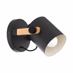 EGLO Hornwood, Surfaced, 1 bulb(s), E27, IP20, Black, Brown, Cream