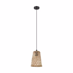 EGLO Claverdon, Black, Wood, Steel, Wood, Black, Indoor, IP20