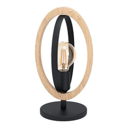 EGLO Basildon table lamp E27 40 W Black, Brown