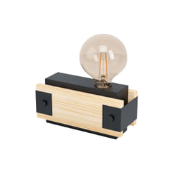 EGLO Layham table lamp E27 16 W LED Black, Brown