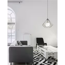 EGLO Vernham suspension lighting Hard mount E27