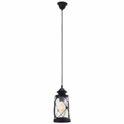 EGLO Bradford, Flexible mount, Black, Transparent, Transparent, Glass, Steel, Indoor, IP20