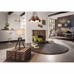 EGLO Auckland suspension lighting Flexible mount E27