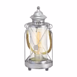 EGLO Bradford, Silver, Transparent, Glass, Steel, Bedroom, Living room, IP20, II, ENEC
