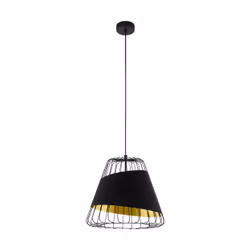 EGLO Austell, Flexible mount, Black, Gold, Black, Gold, Steel, Living room, Indoor