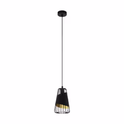 EGLO Austell, Flexible mount, Black, Gold, Black, Gold, Steel, Living room, Indoor
