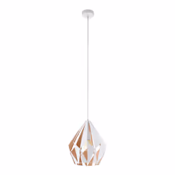 EGLO Carlton 1, Flexible mount, Gold, White, Gold, White, Steel, II, 1 bulb(s)