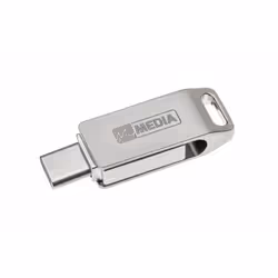 2-in-1 Flash DriveMyDual USB Drive is a metal 2-in-1 USB flash drive with USB Type-C and USB Type-A connectors allowing the s ...