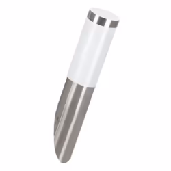 EGLO 81753, Outdoor wall lighting, Stainless steel, White, Plastic, Stainless steel, IP44, Entrance, Garage, Garden, Patio, I